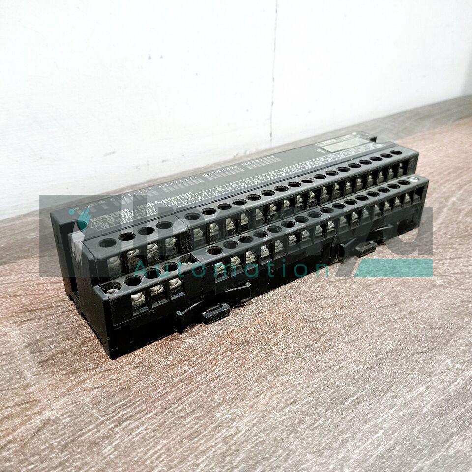 MITSUBISHI AJ65SBTB1-32D REMOTE I/O MODULE 32 INPUTS 24 VDC 45 MA ONE WIRE TYPE