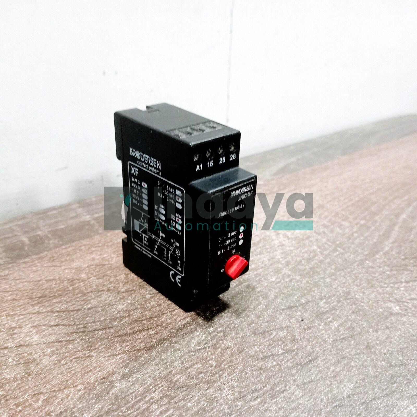 Beijer Electronics Brodersen Controls UNIC-XF RELEASE DELAY RELAY 1-30SEC 230V DPDT