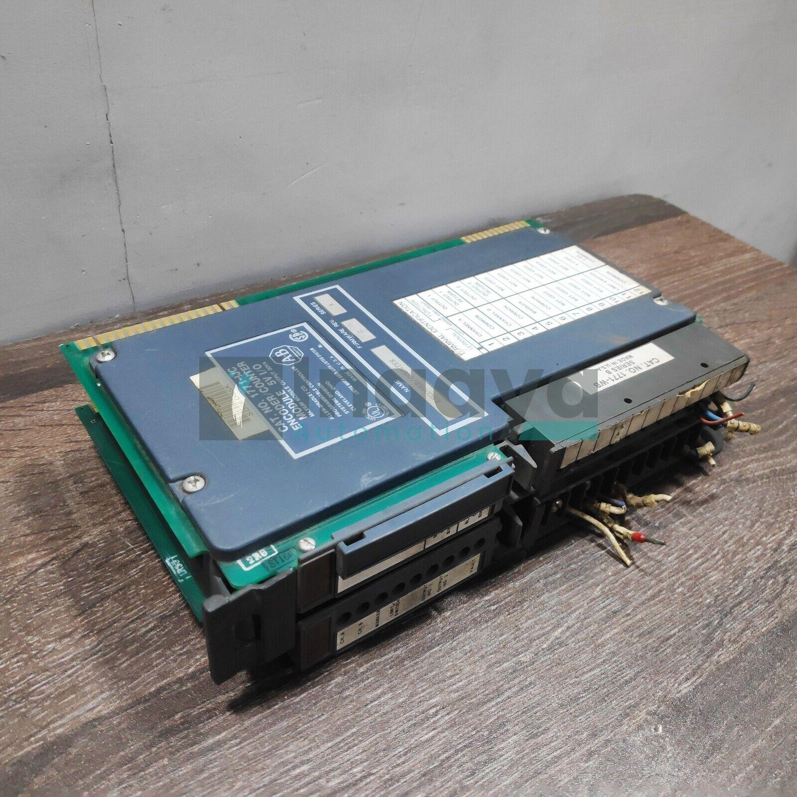 ALLEN BRADLEY 1771-IJC ENCODER INPUT MODULE INPUT MODULE ASSEMBLY 5 V DC 30 VA