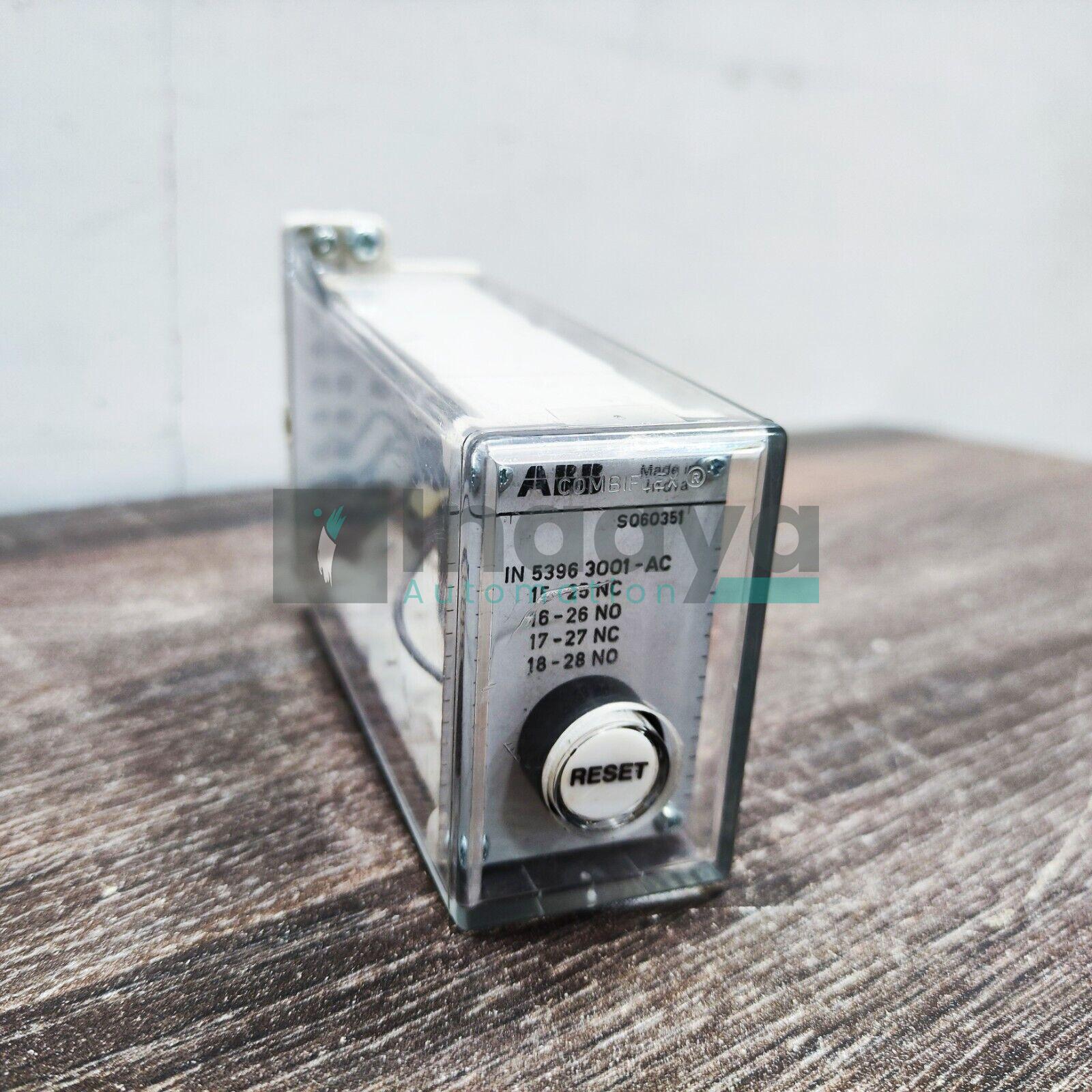 ABB IN5396-3001-AC SO6O351 PUSHBUTTON / RESET