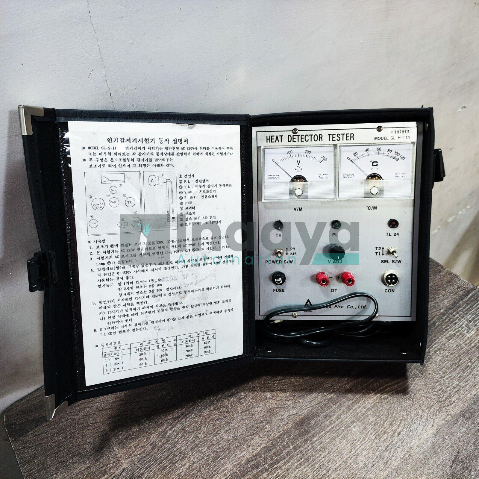 SHILLA FIRE CO. LTD. SL-H-119 H101004 HEAT DETECTOR TESTER