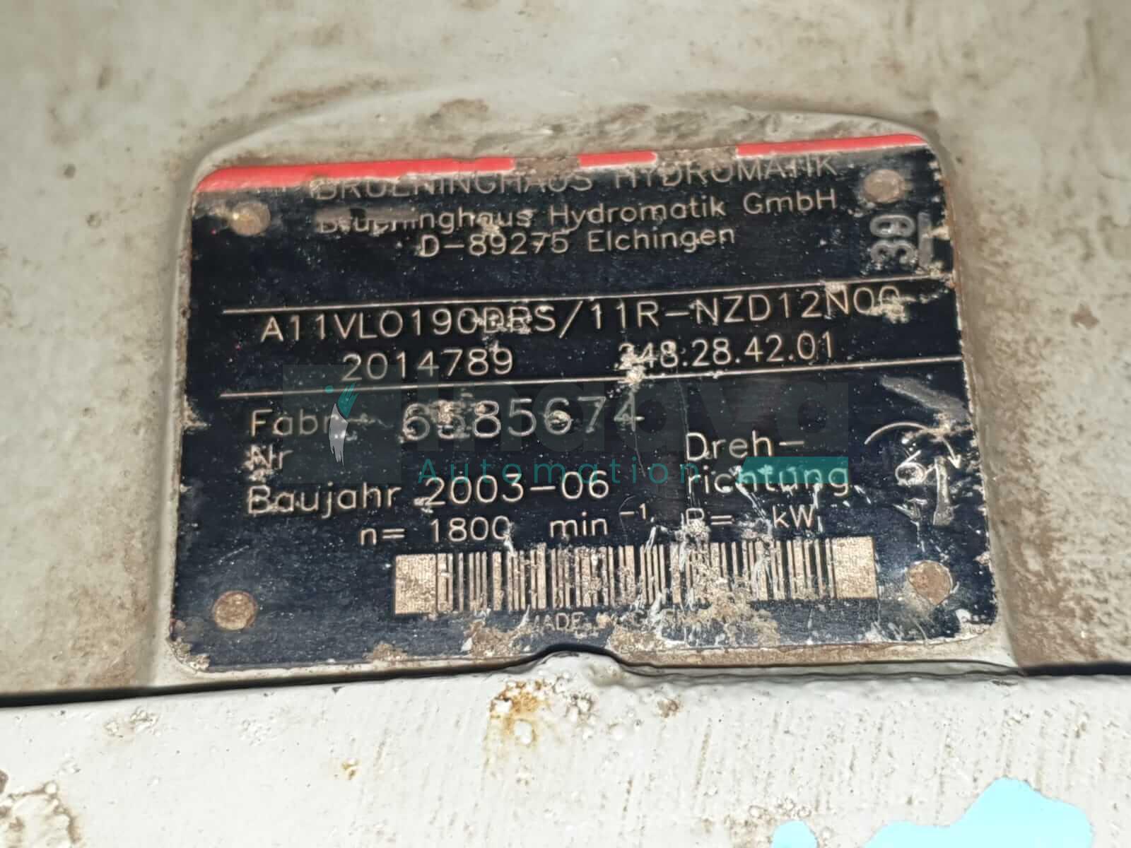 BOSCH REXROTH (Variable pumps: A11VO) A11VLO190DRS/11R-NZD12N00 R902232711 Mobile Pumps