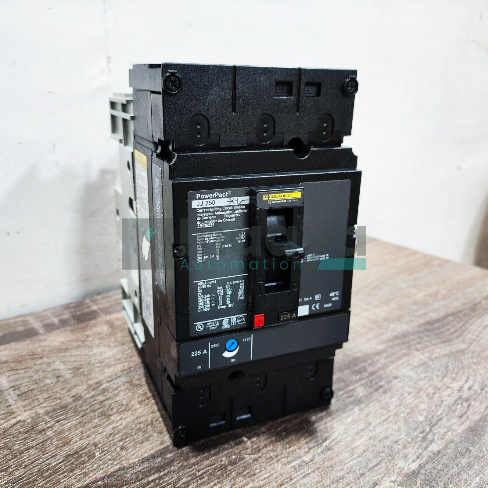 SQUARE D POWERPACT JJ250 (JJN36225) 250A CIRCUIT BREAKER