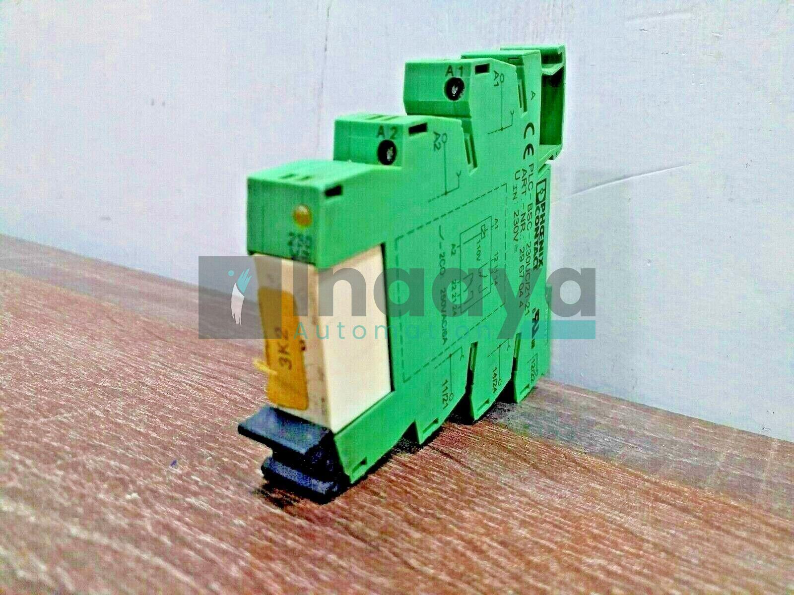 PHOENIX CONTACT PLC-BSC-230UC/21-21 RELAY MODULE