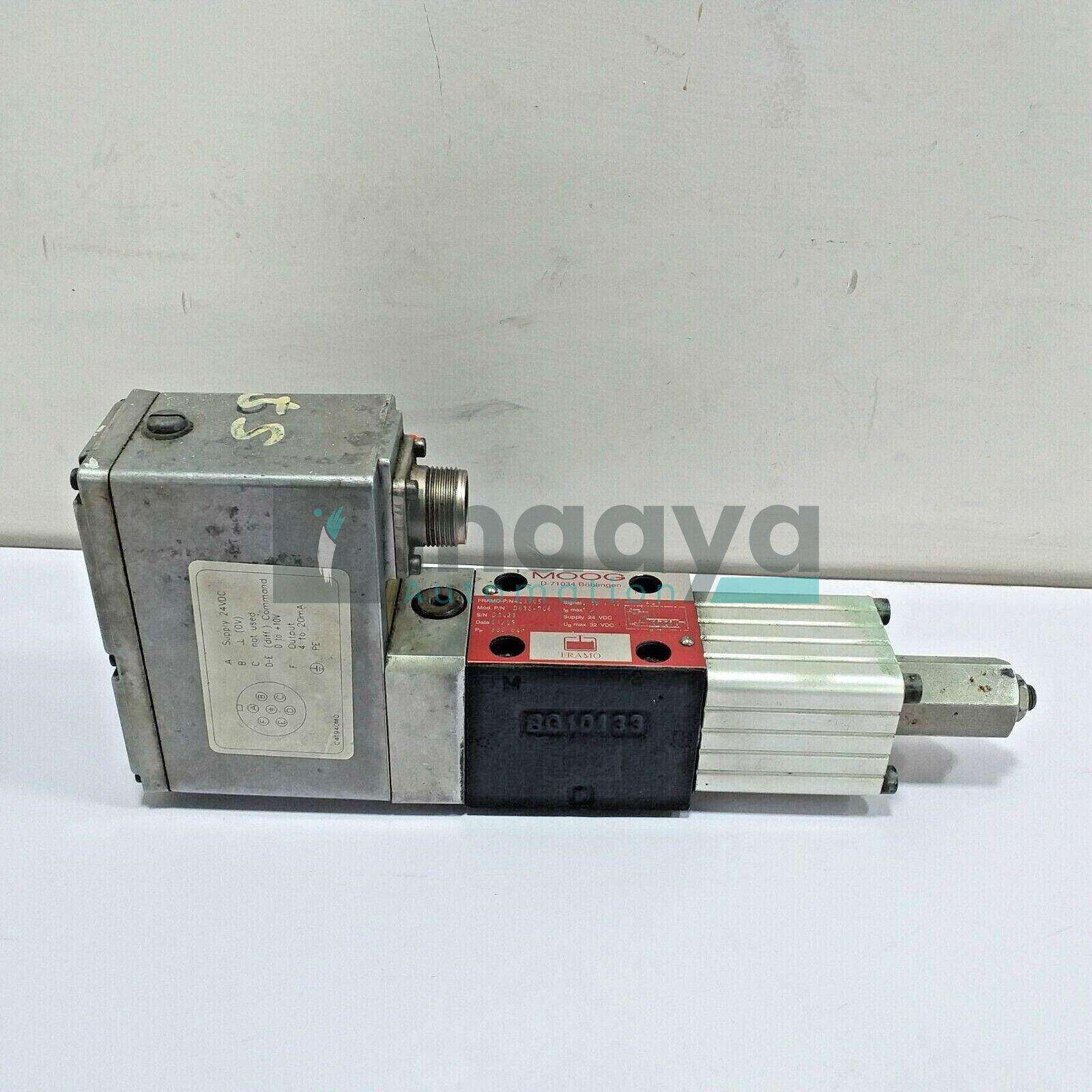 MOOG D635-706 PRESSURE CONTROL VALVE WITH INTEGRATED ELECTRONICS