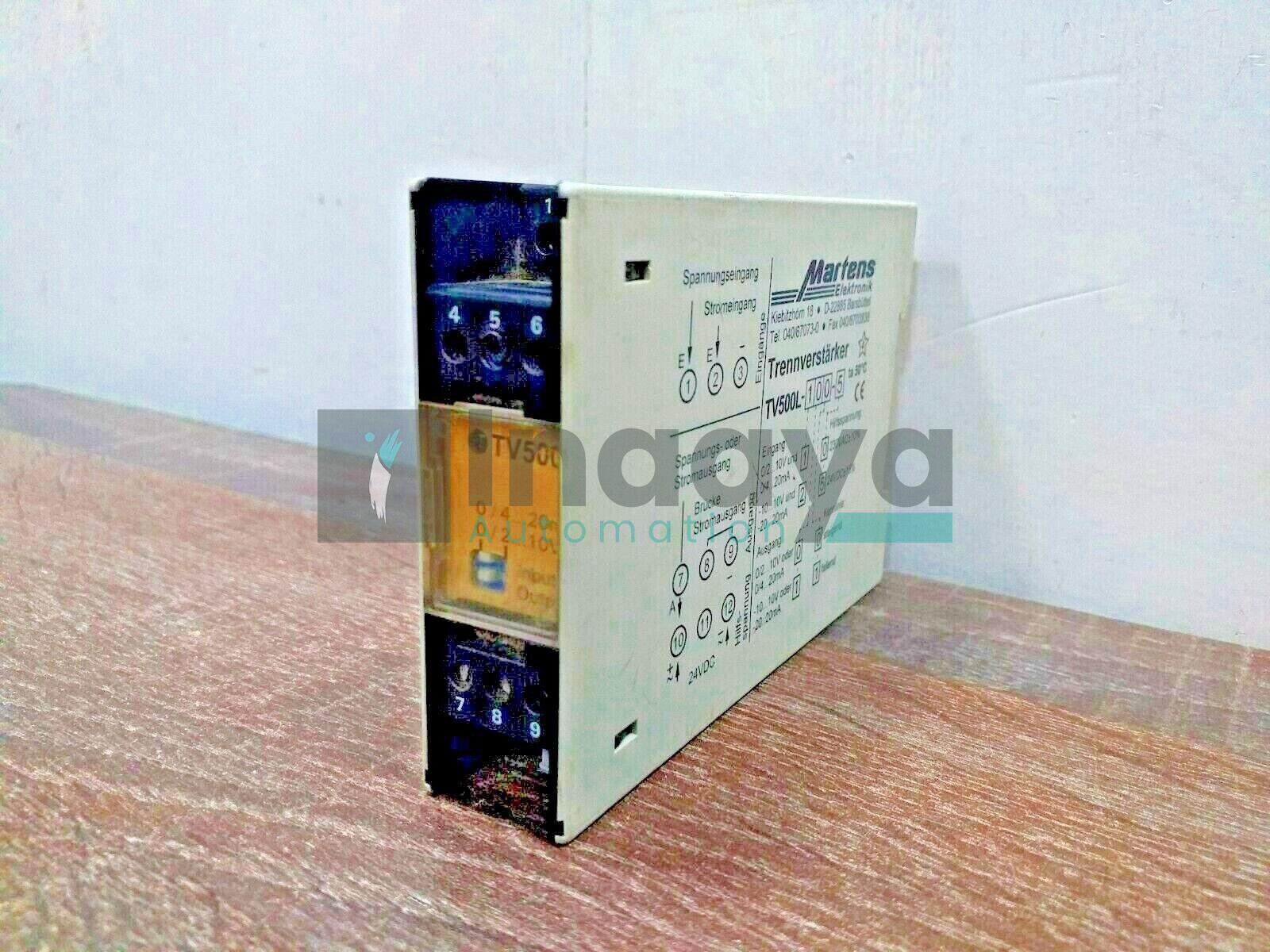 MARTENS ELEKTRONIK TV500L-100-5 CONVERTER ISOLATING SIGNAL