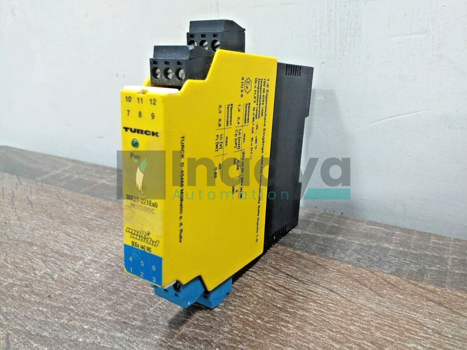 TURCK MK33-221-EX0-HLI/024VDC RELAY MULTIMODULE