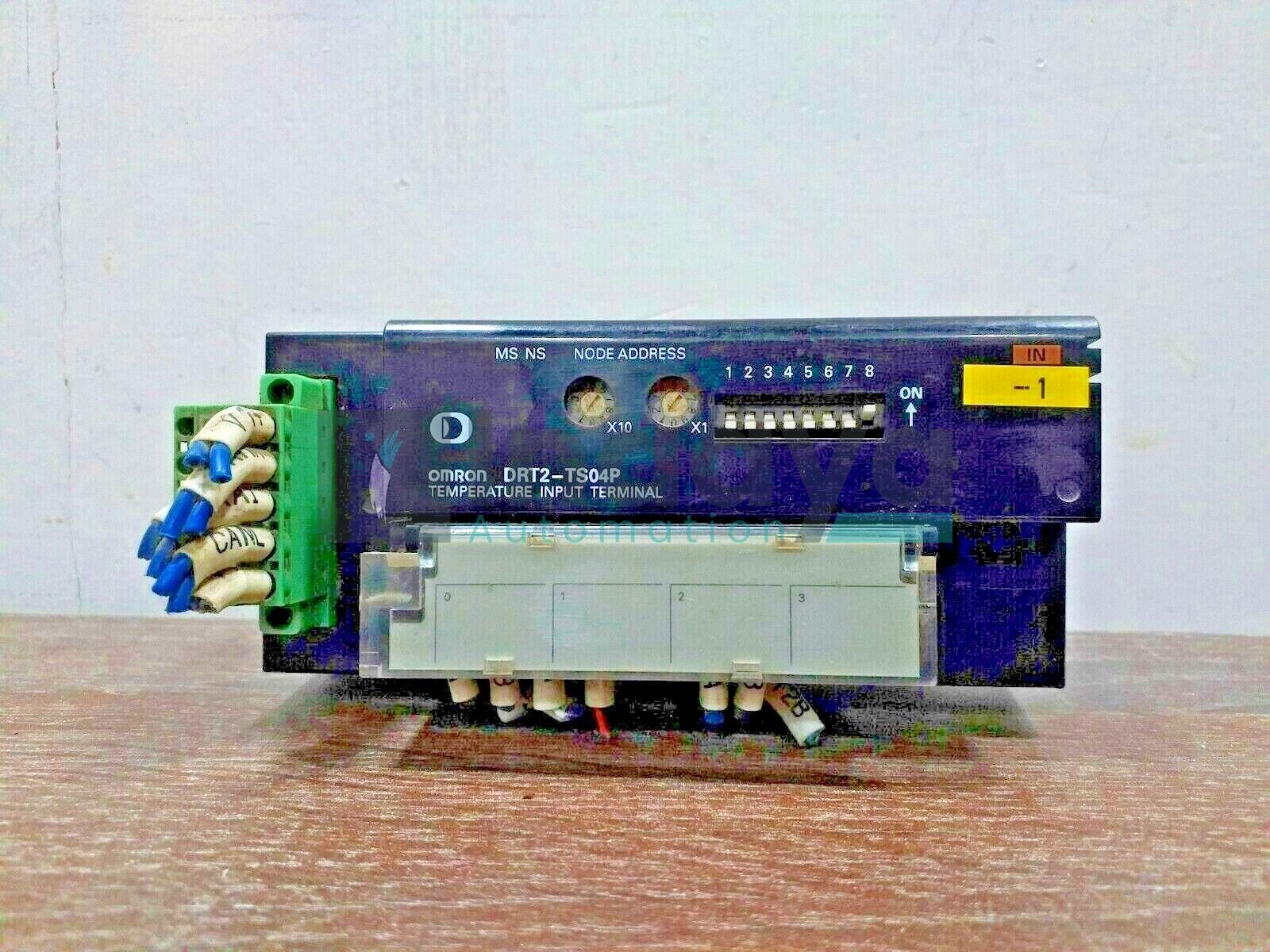 OMRON DRT2-TS04P TEMPERATURE INPUT TERMINAL