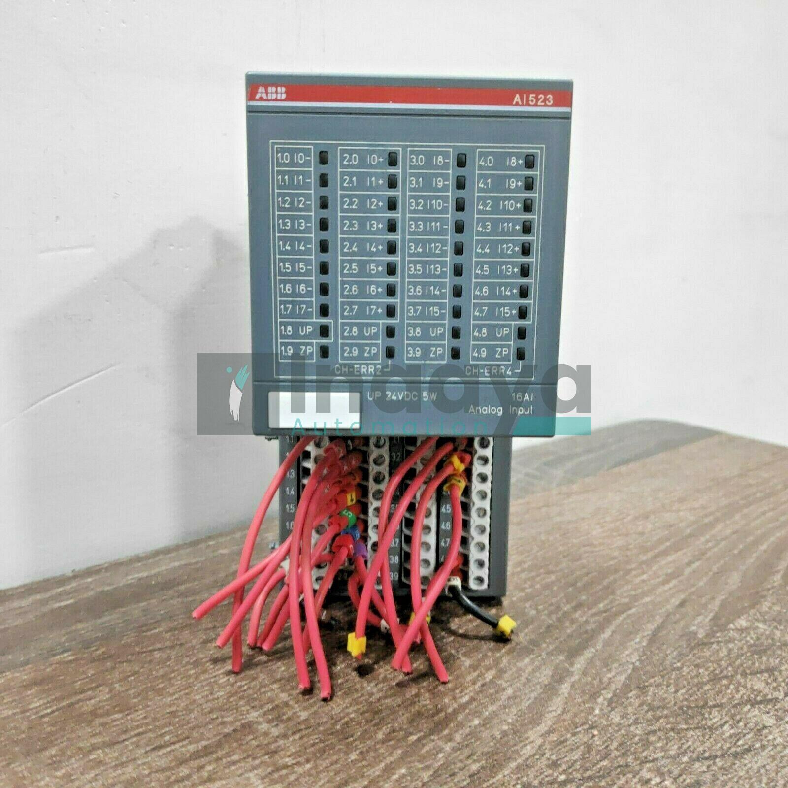 ABB 1SAP250300R0001 AI523 ANALOG INPUT MODULE WITH 1SAP212200R0001 TU515 TERMINAL UNIT