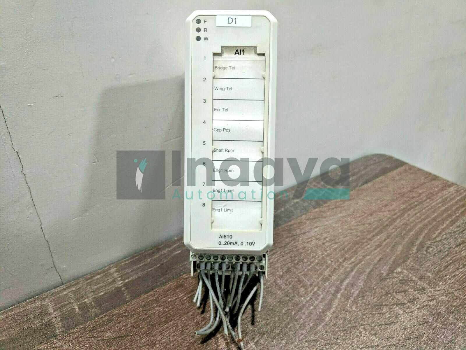 ABB 3BSE008516R1 AI810 INPUT MODULE WITH 3BSE013230R1 TU810V1 TERMINATION