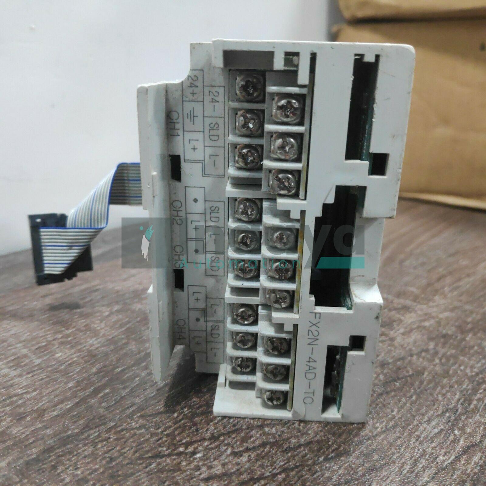MITSUBISHI FX2N-4AD-TC 4 CHANNEL I/O MODULE