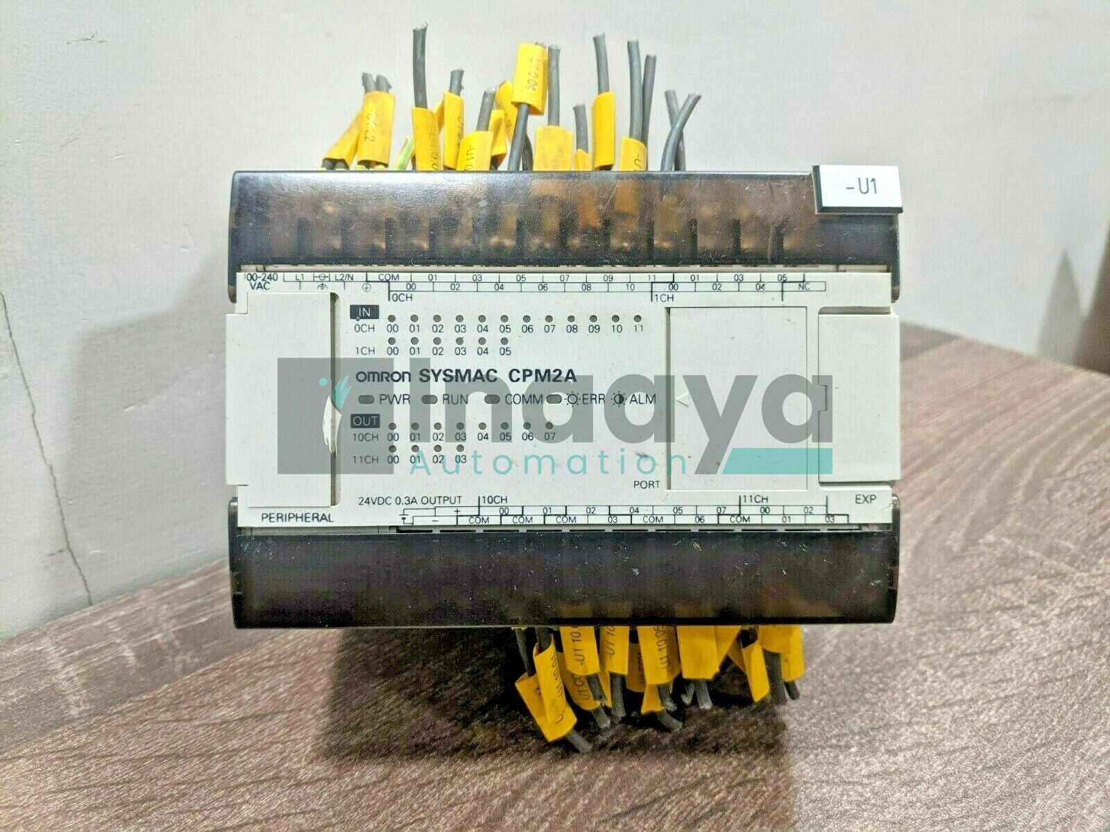 OMRON CPM2A-30CDR-A 30 POINT I/O PROGRAMMABLE CONTROLLER