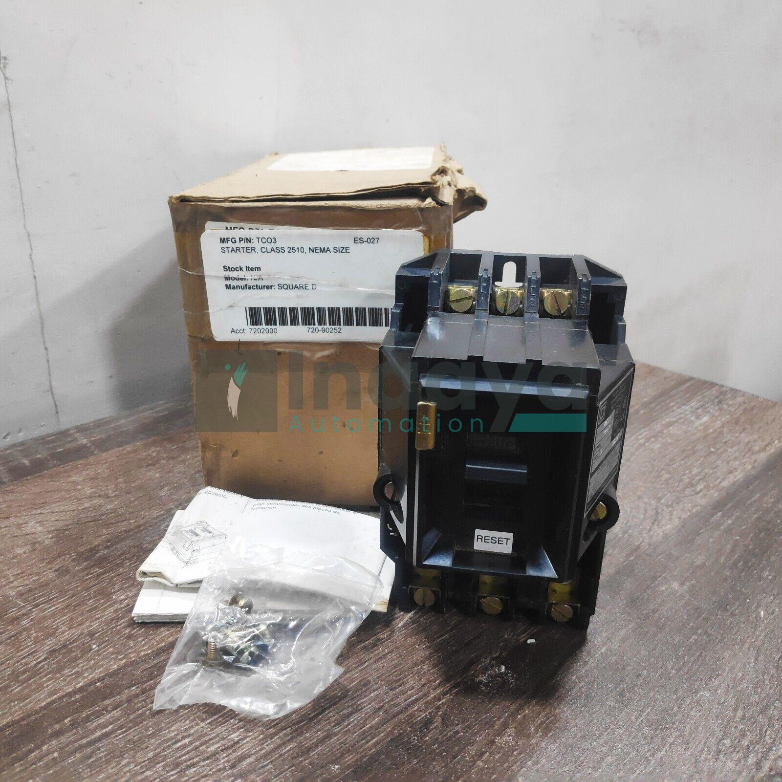 Schneider Electric Square D 2510TCO3 - Manual Starter
