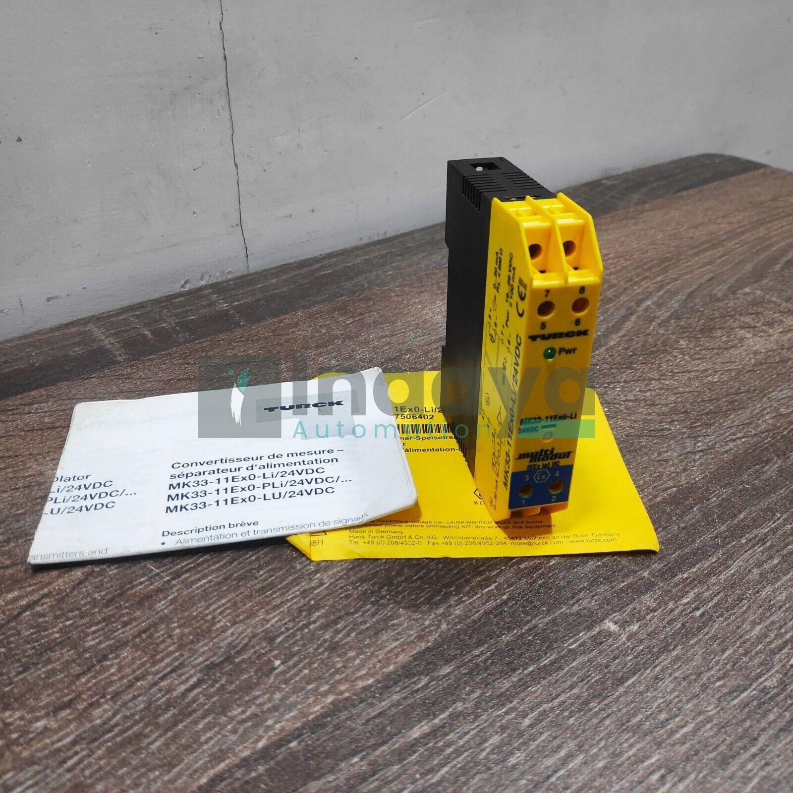 Turck Elektronik MK33-11EX0-LI/24VDC - Loop Isolator