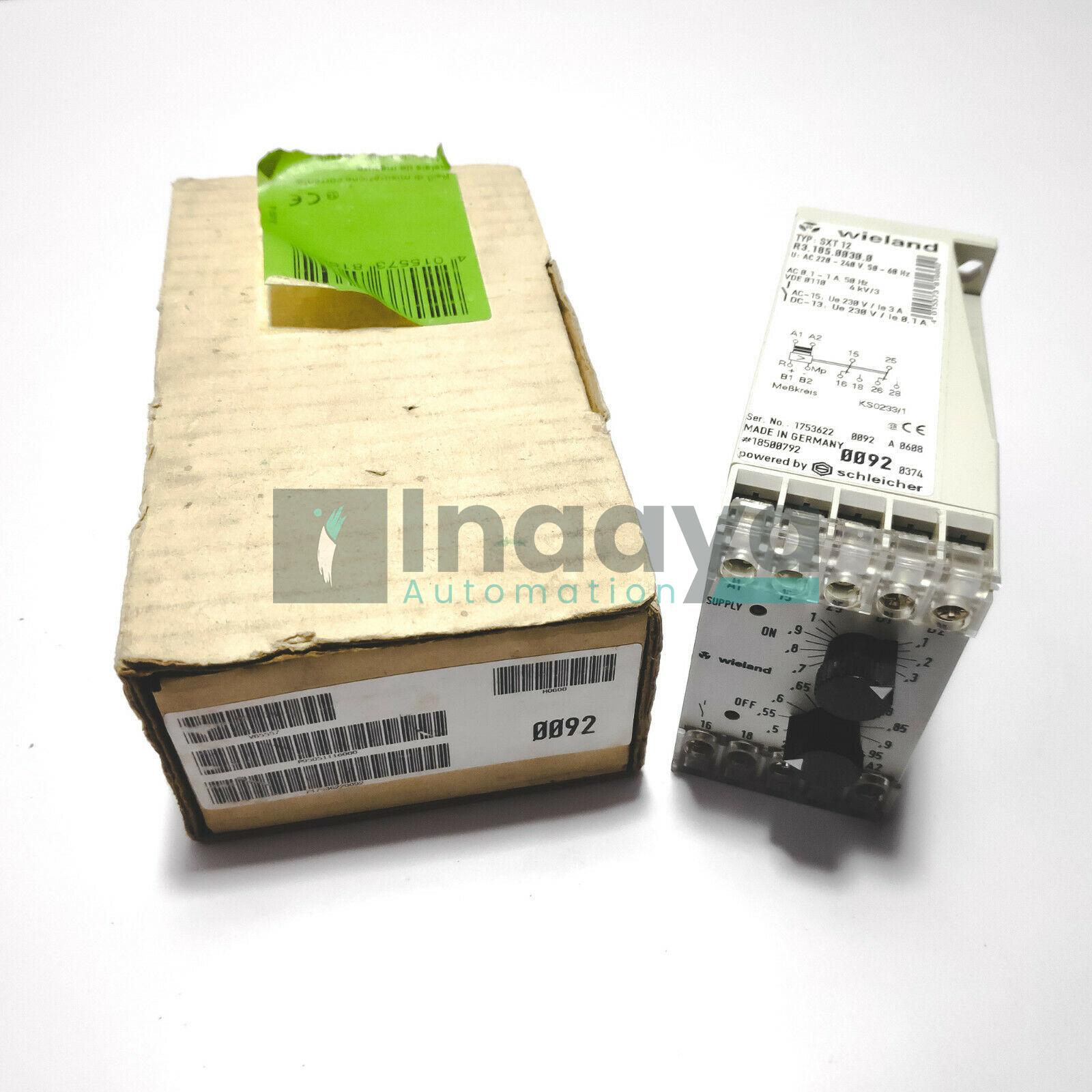 Wieland SXT 12 R3.185.0030.0 Electromechanical Relay