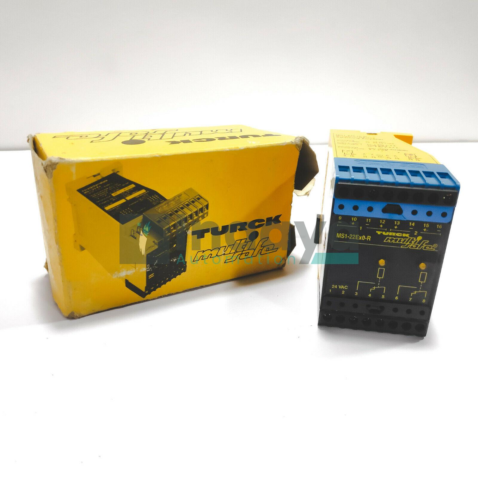 TURCK ELEKTRONIK MS1-22EX0-R/24VAC SAFETY SWITCHING AMPLIFIER RELAY