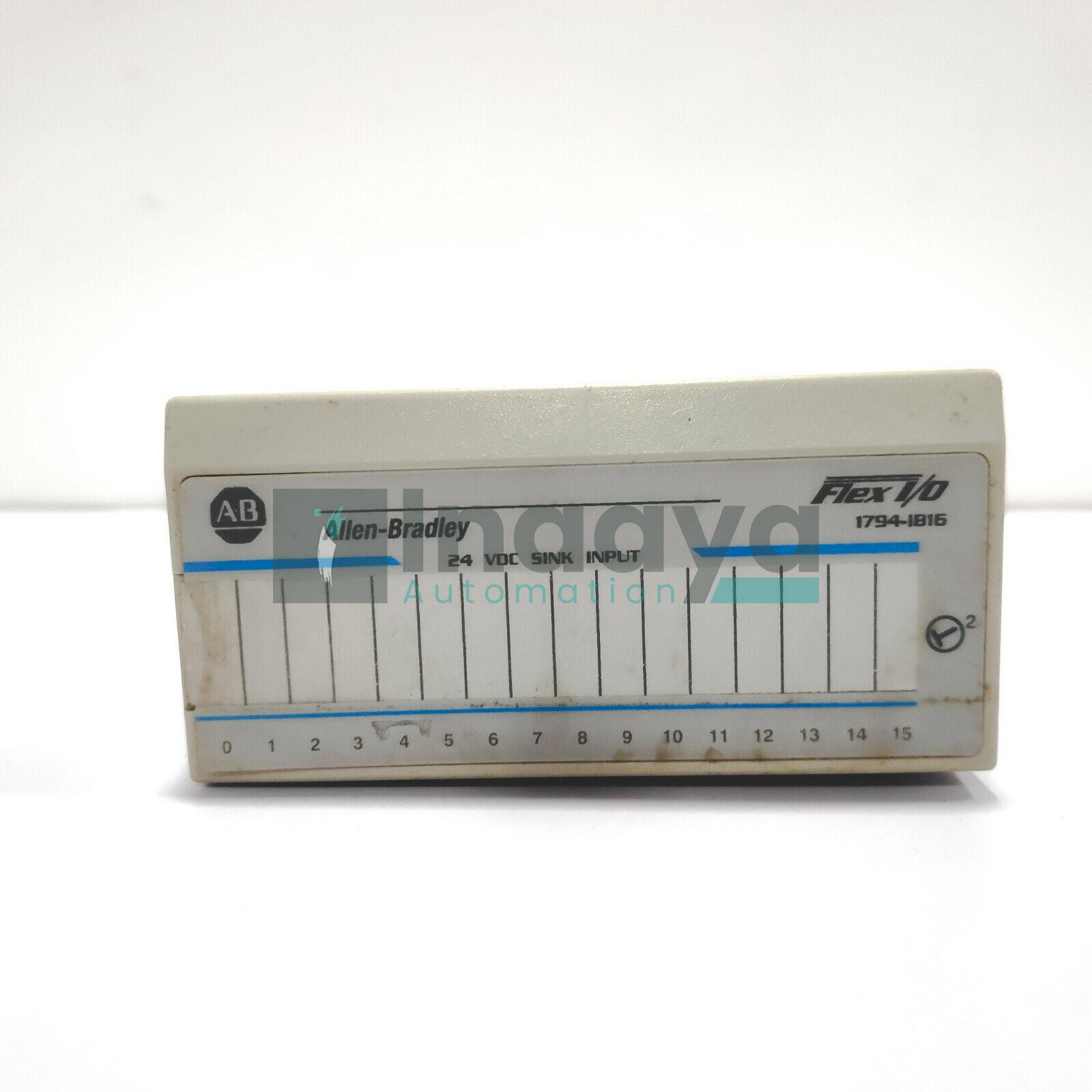 ALLEN BRADLEY 1794-IB16 FLEX I/O 16 POINT DIGITAL INPUT PLC MODULE
