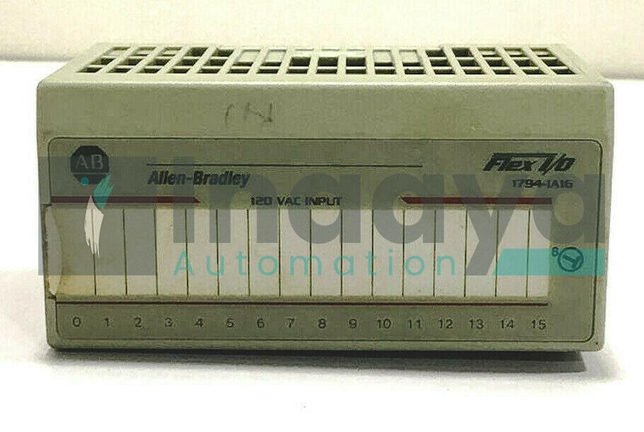ALLEN BRADLEY 1794-IA16 FLEX I/O 16 POINT DIGITAL INPUT PLC MODULE