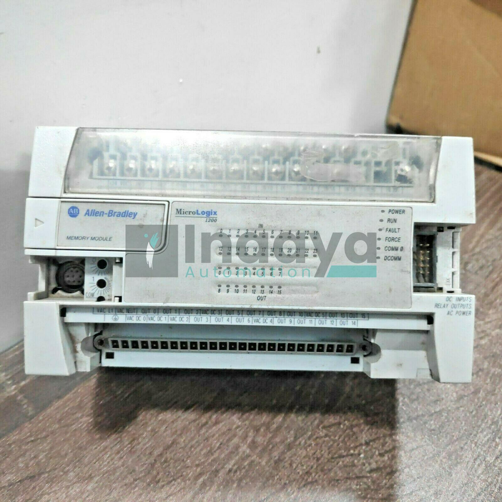 ALLEN BRADLEY 1762-L40BWAR SER.C REV.H MICROLOGIX 1200 PLC CONTROLLER