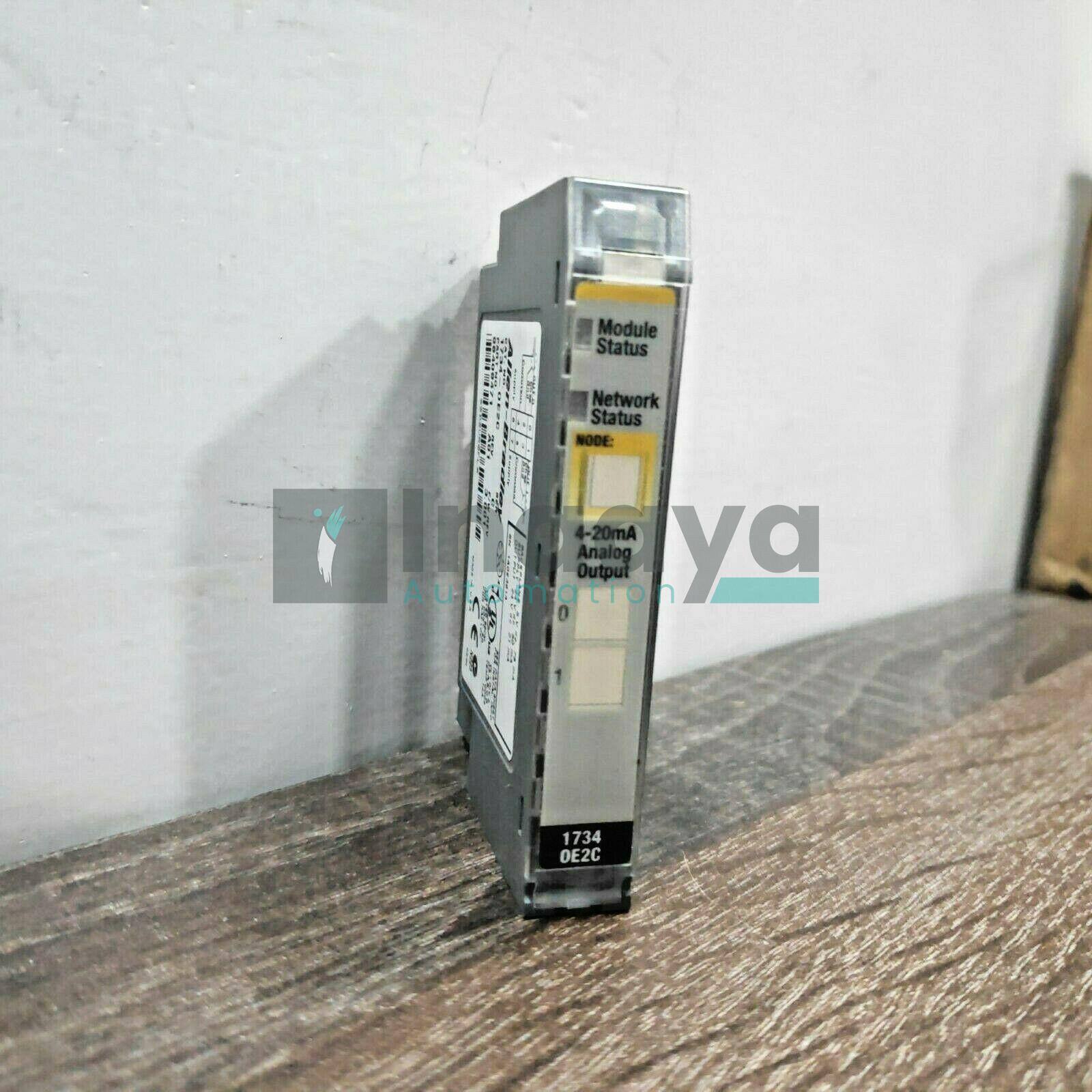 ALLEN BRADLEY 1734-OE2C SER.C REV.A01 2 CHANNEL ANALOG OUTPUT MODULE
