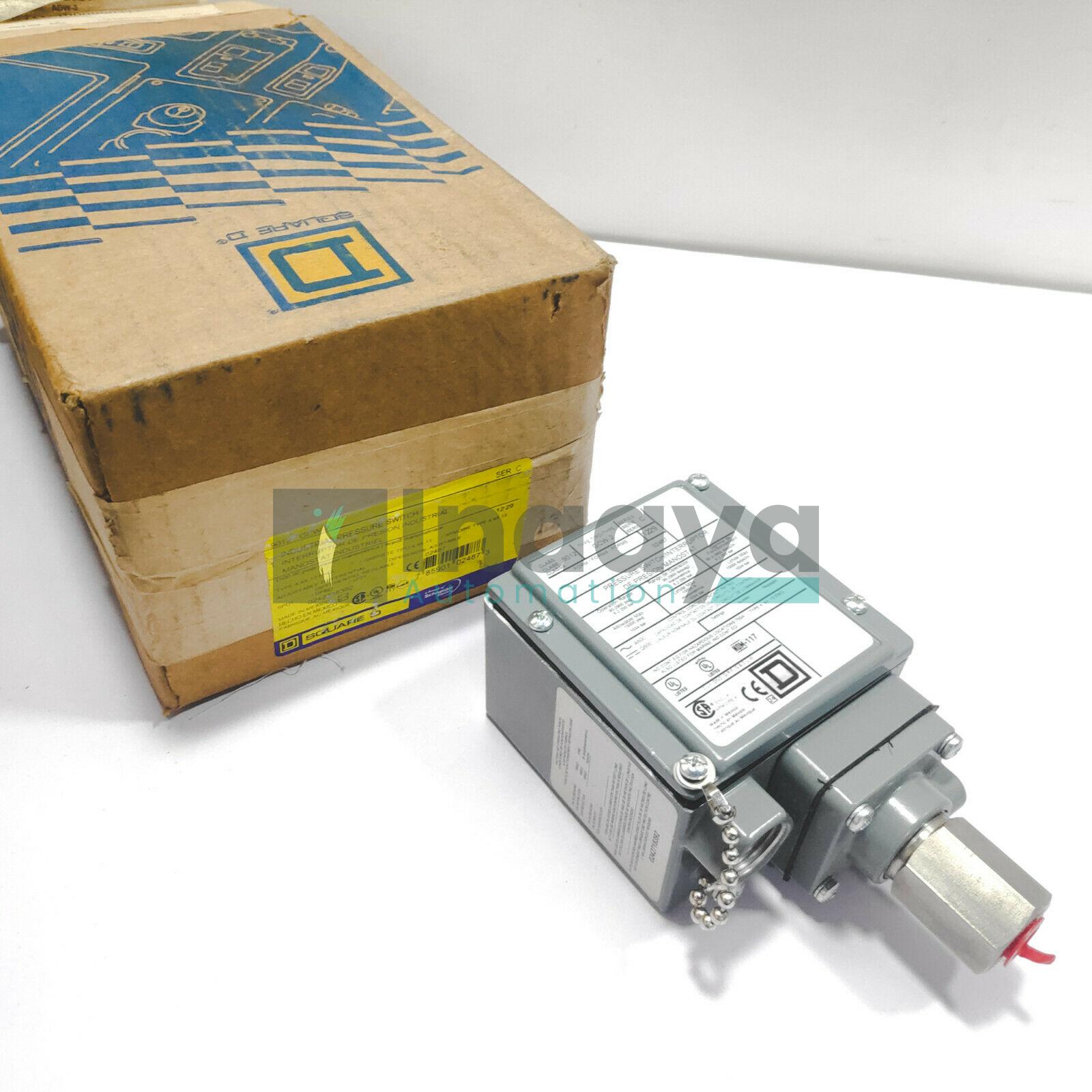 SQUARE D 9012GCW2 6.2-200BAR PRESSURE SWITCH