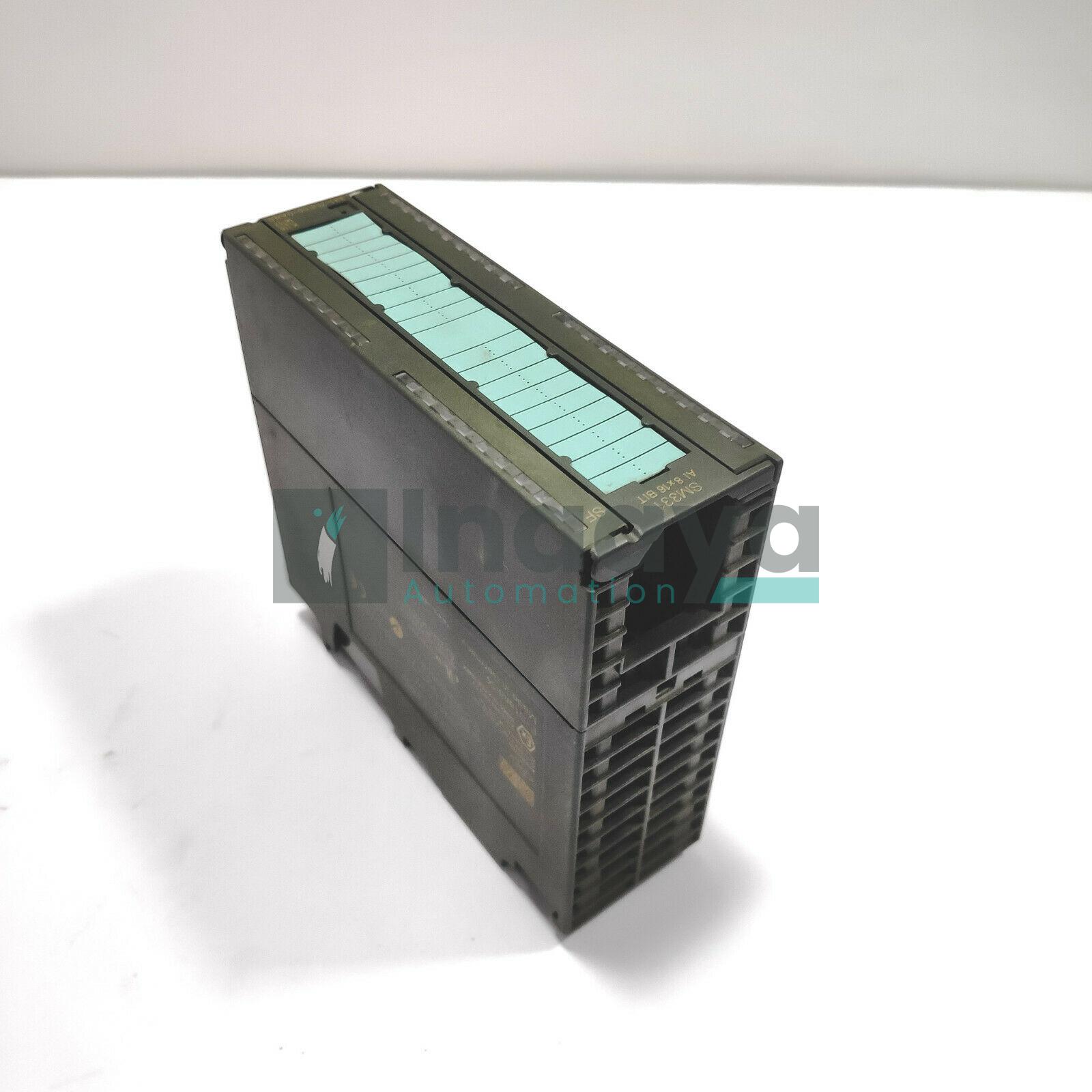 SIEMENS 6ES7331-7NF00-0AB0 S7-300 SERIES 8 POINT ANALOG PLC INPUT MODULE