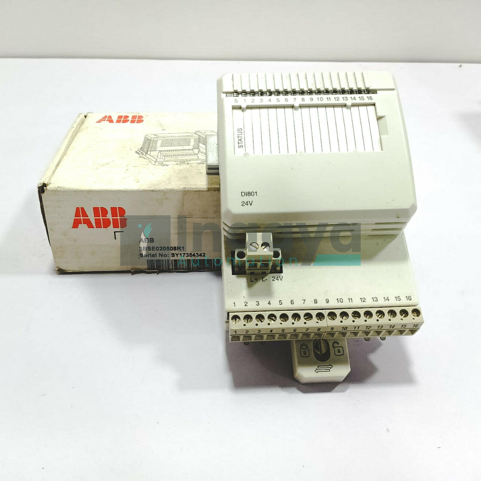 ABB 3BSE020508R1 DI801 16 CHANNEL DIGITAL INPUT MODULE