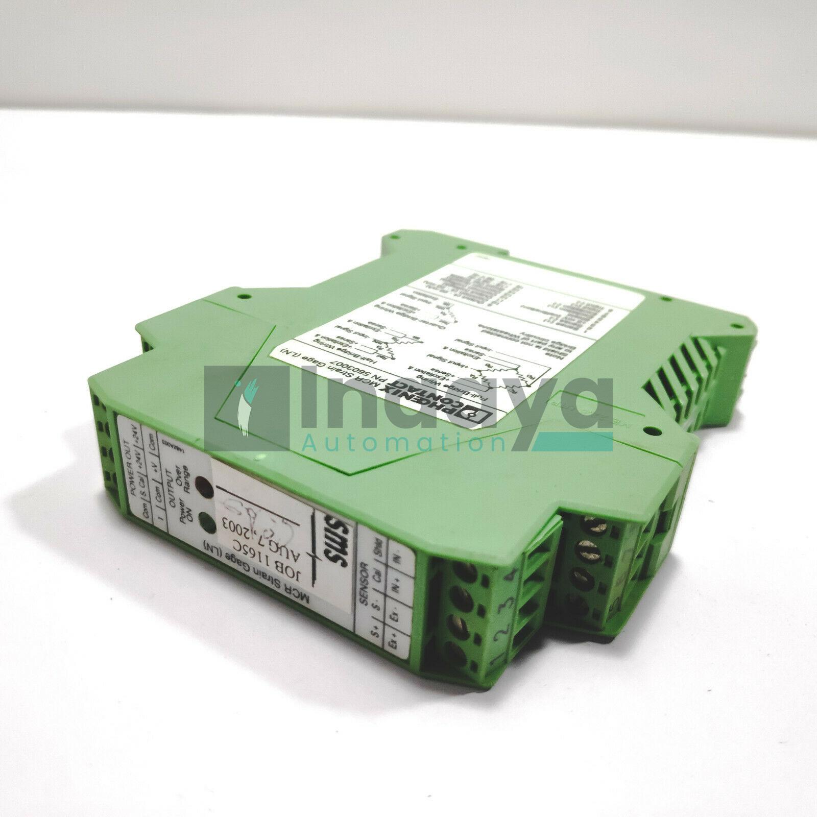 PHOENIX CONTACT MCR-SGA-LN-DC (5603007) STRAIN GAUGE/LOAD CELL AMPLIFIER
