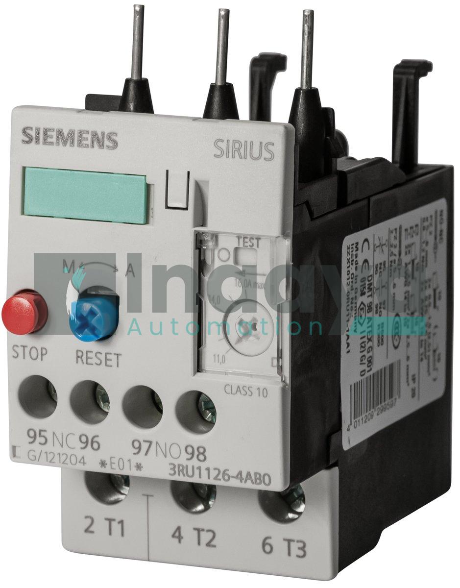 SIEMENS SIEMENS INDUSTRY 3RU1126-4AB0 OVERLOAD RELAY