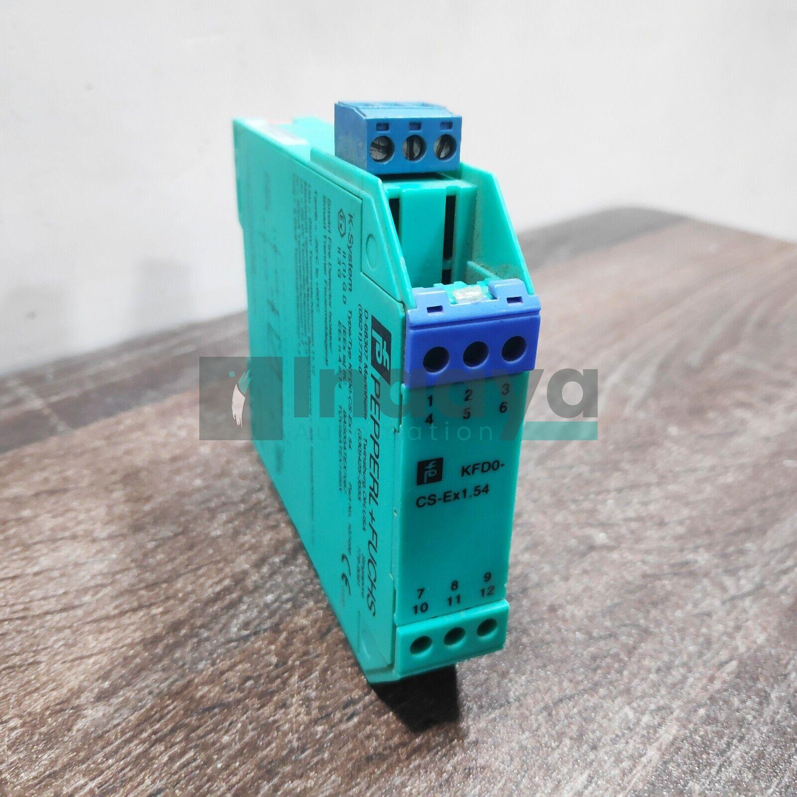 PEPPERL+FUCHS KFD0-CS-Ex1.54 REPEATER 107496 KFD0CSEx1.54
