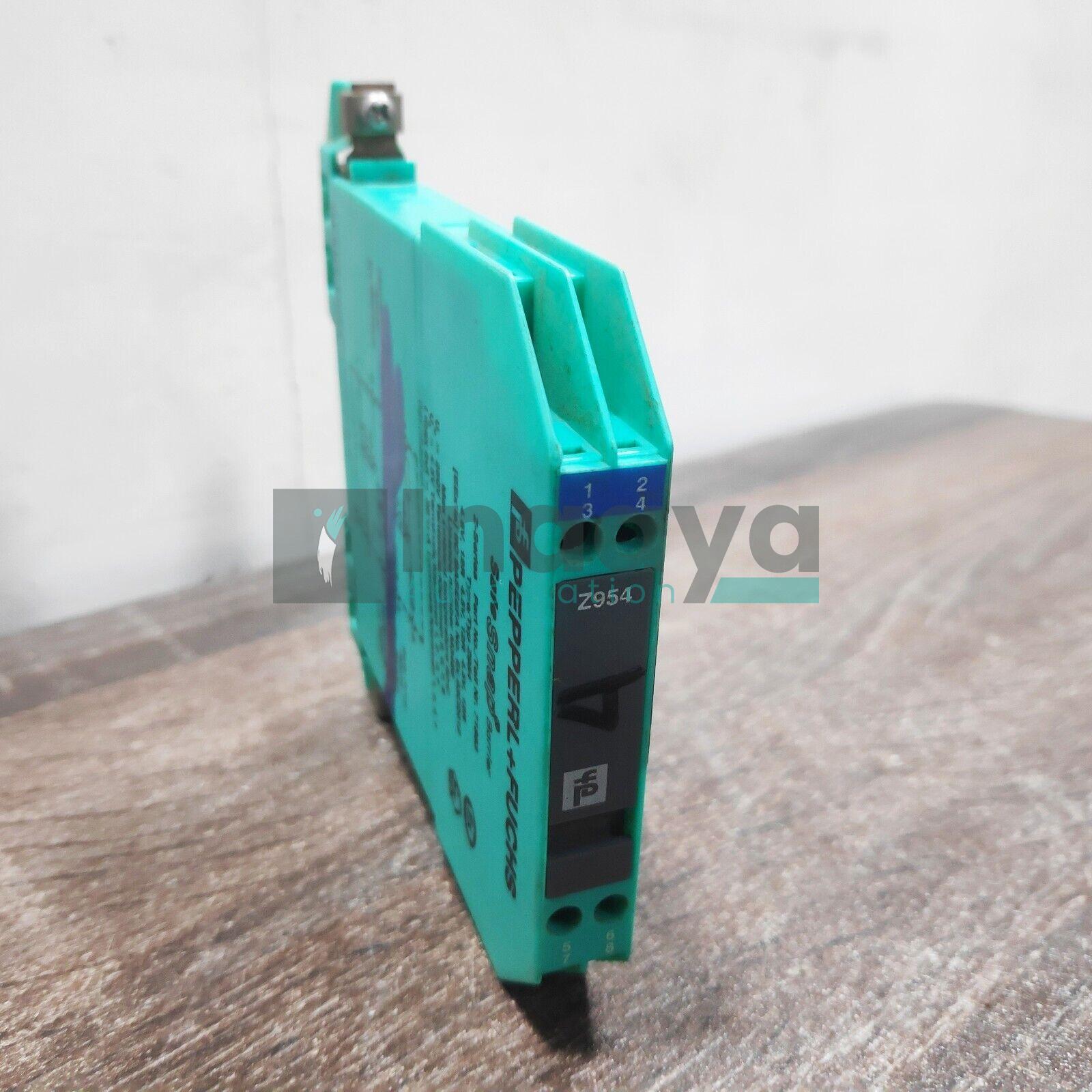 PEPPERL & FUCHS Z954 71863 INTRINSIC ZENER BARRIER