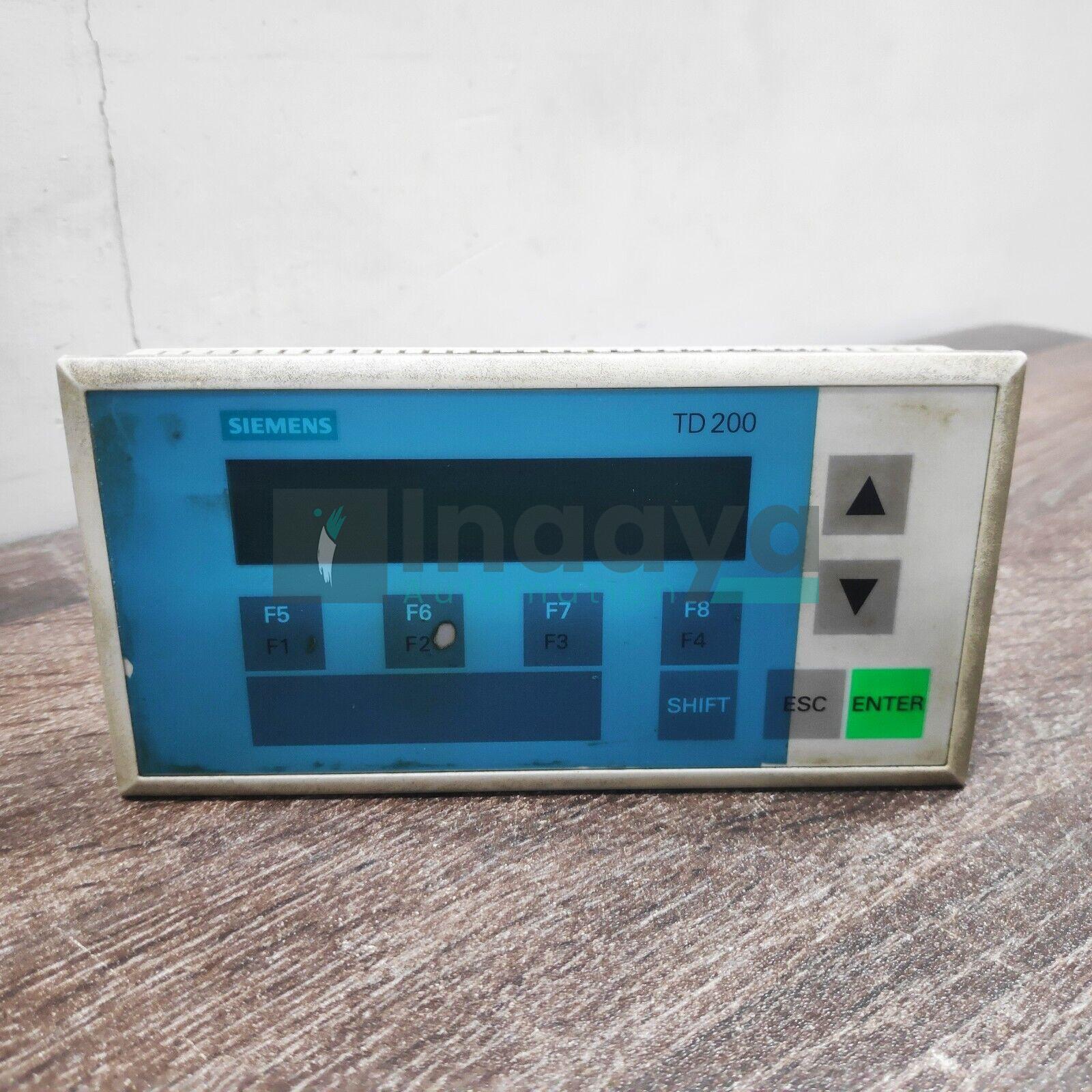 SIEMENS 6ES7272-0AA30-0YA0 TD 200 TEXT DISPLAY