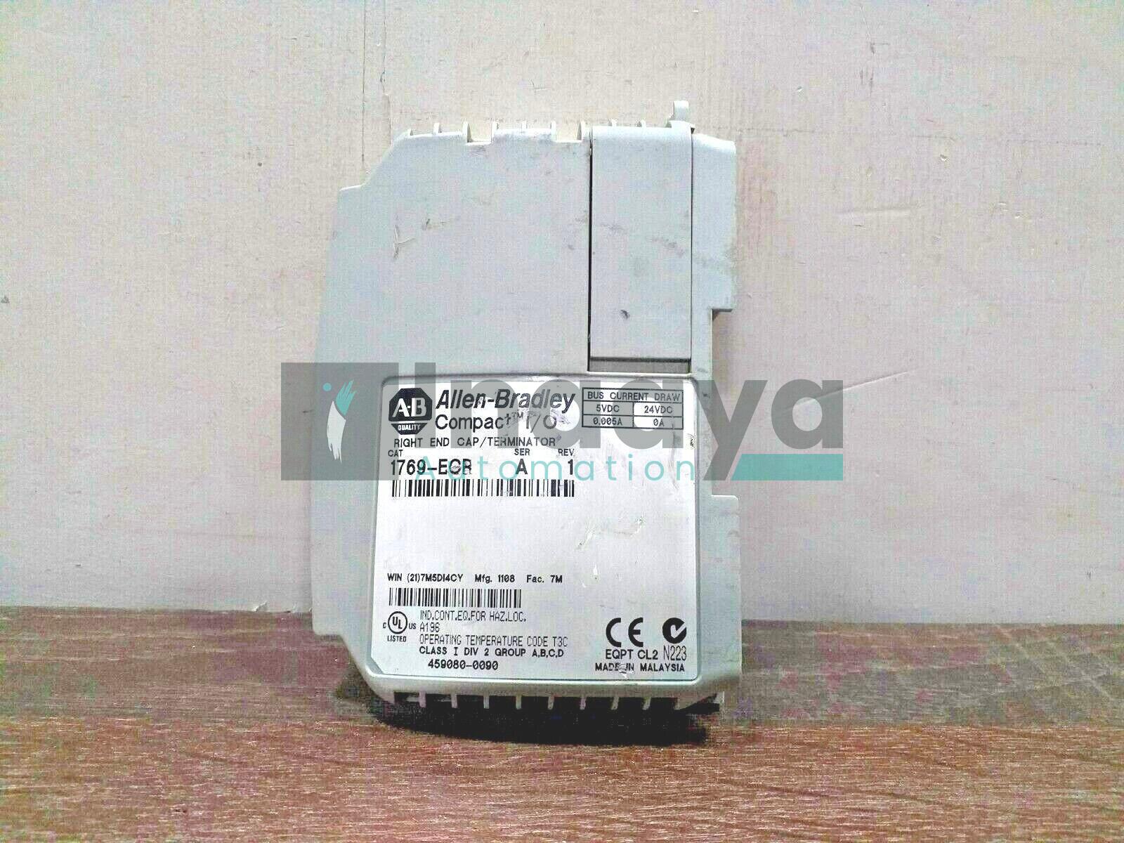 ALLEN BRADLEY 1769-ECR SER.A COMPACTLOGIX END CAP