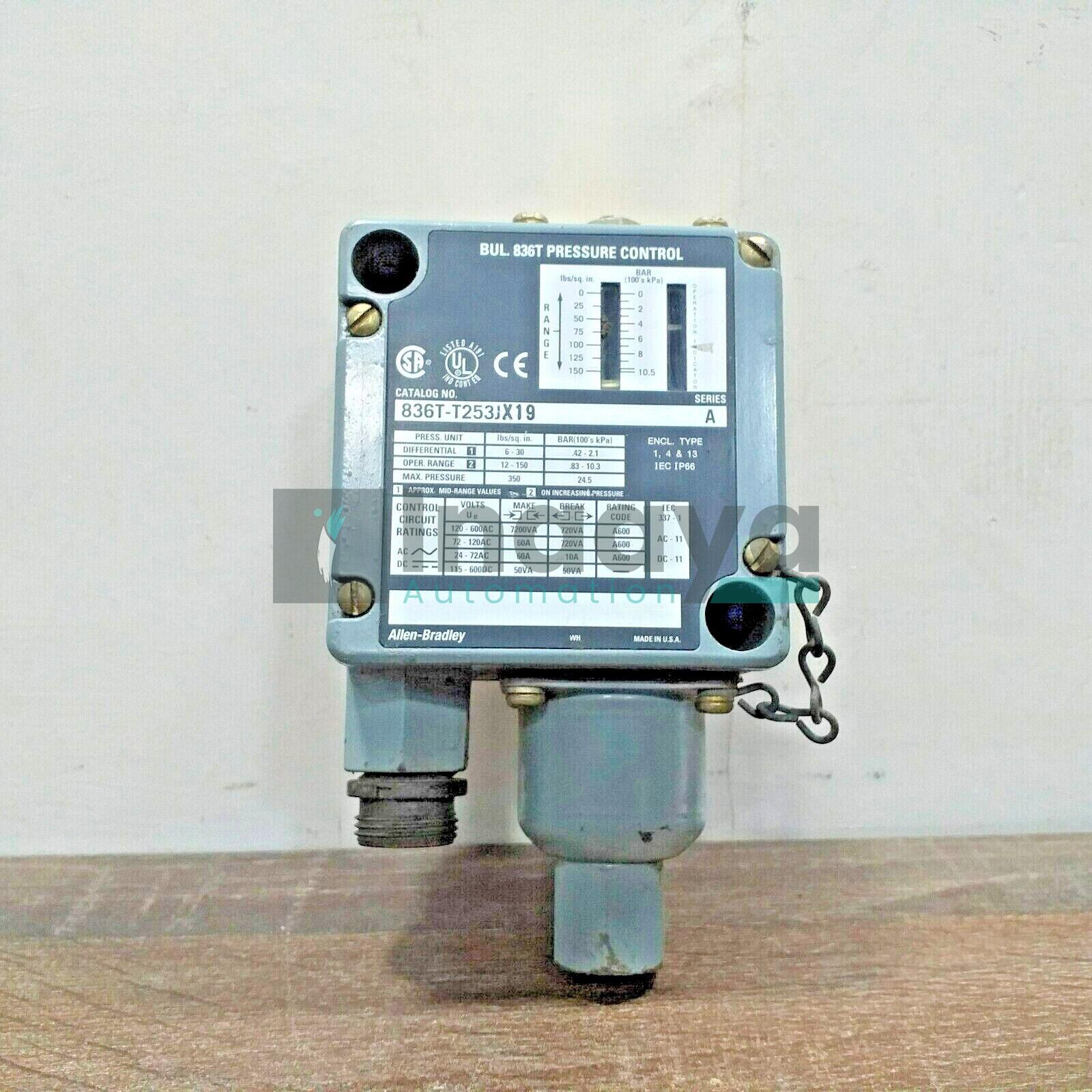 ALLEN BRADLEY 836T-T253JX19 SER.A