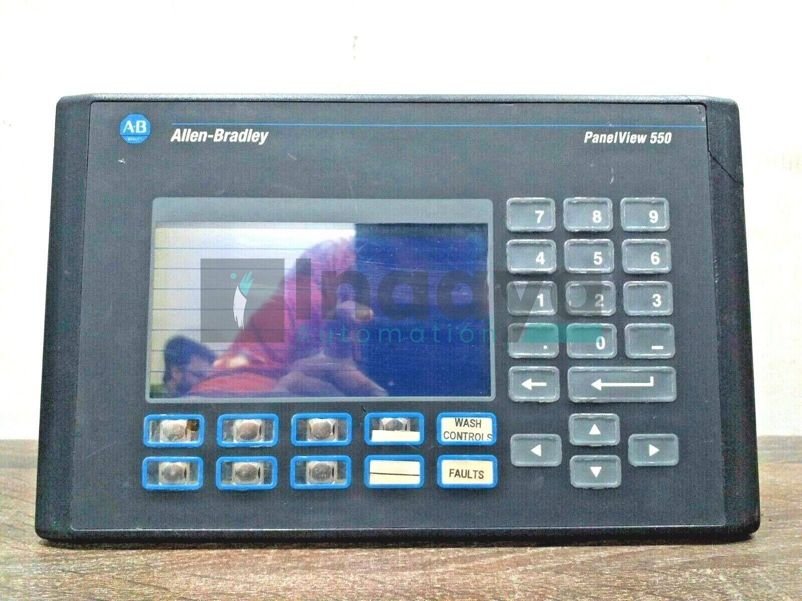 ALLEN BRADLEY 2711-B5A8 SER.F PANELVIEW 550 OPERATOR INTERFACE 
