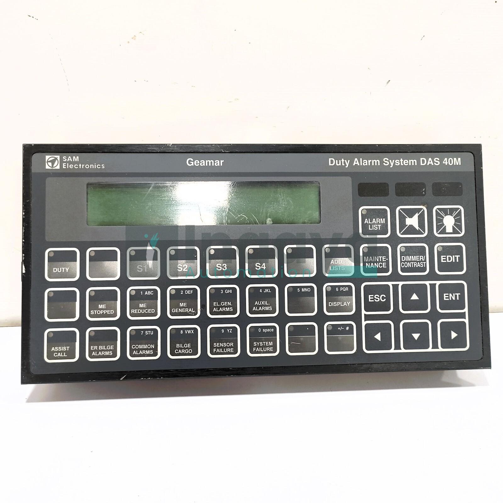SAM ELECTRONICS 271.150.186/B Das 40M Duty Alarm System