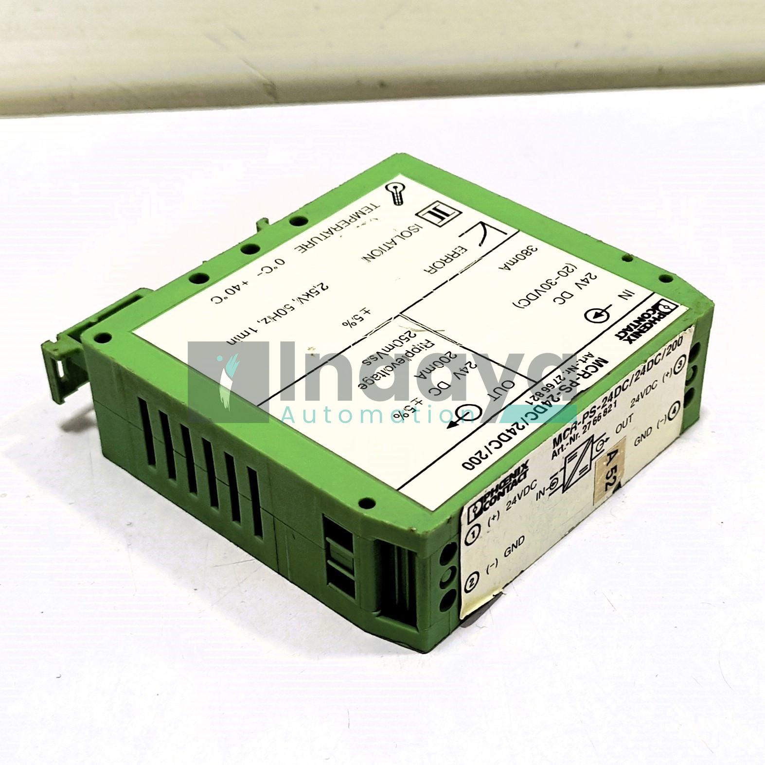 PHOENIX CONTACT MCR-PS-24DC/24DC/200 POWER SUPPLY