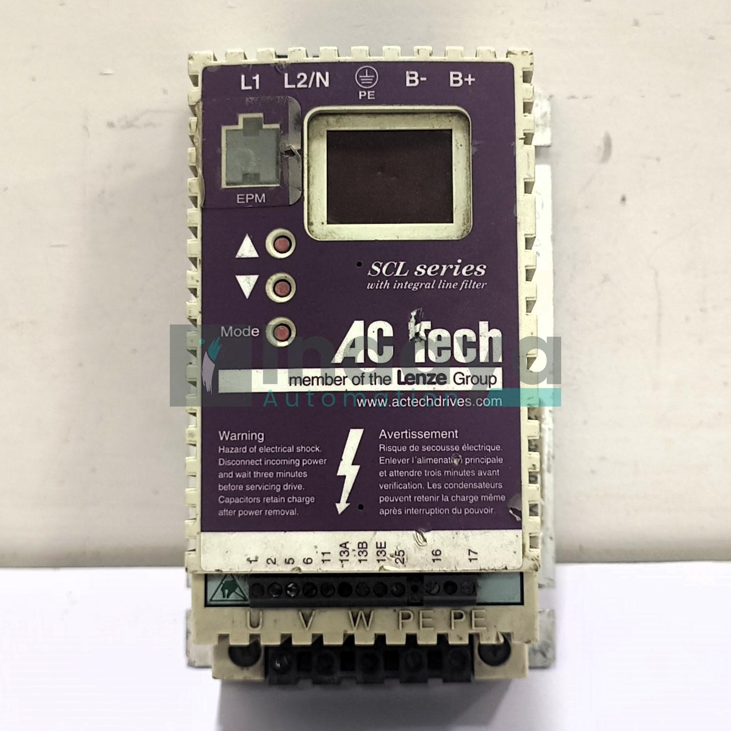 LENZE AC TECHNOLOGY SL205S AC DRIVE