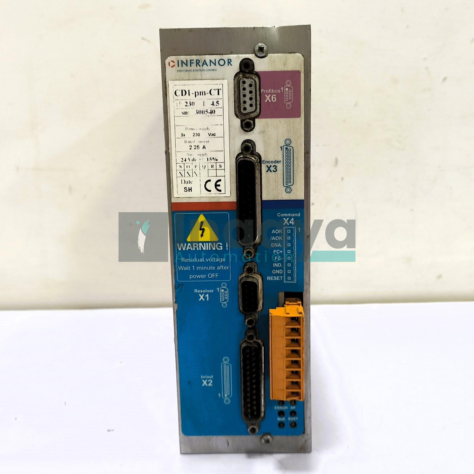 Infranor CD-1 PM U / 230 - I / 4.5 Servo Drive