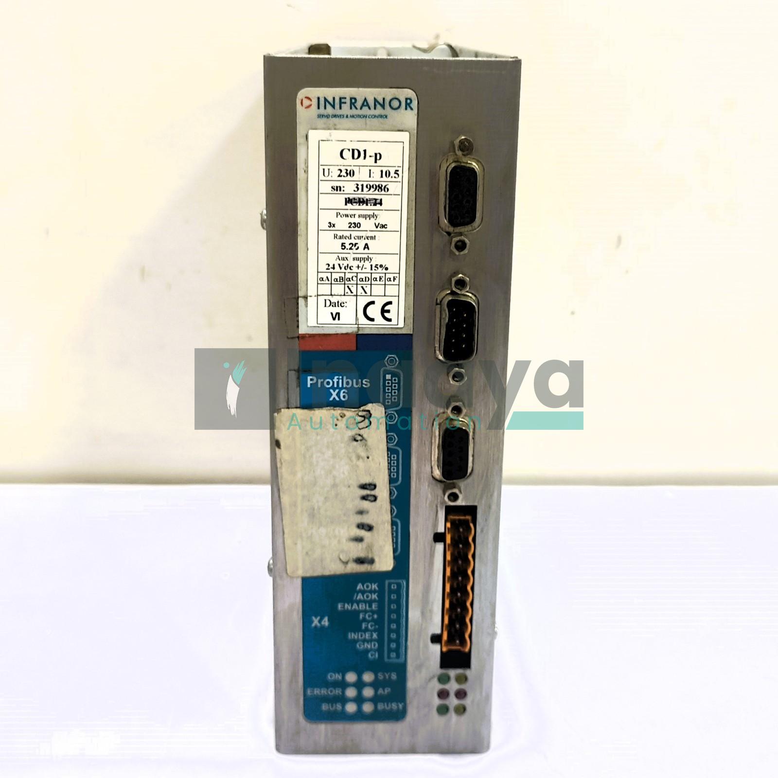 Infranor CD1-p-230/10.5 3x230V AC Servo Driver