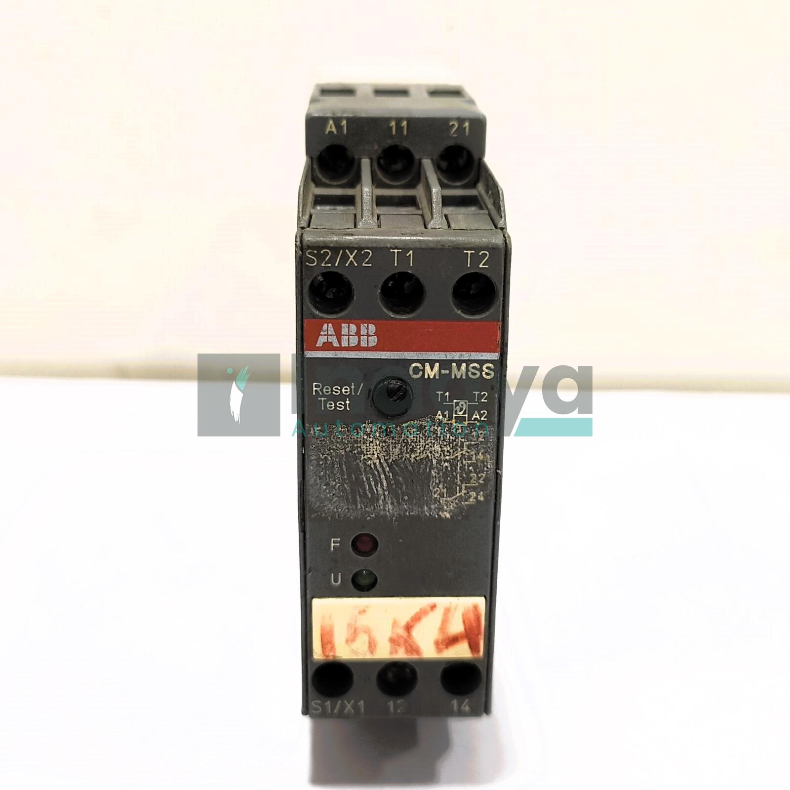 ABB CM-MSS Thermistor Motor Protection Monitoring Relay- 1SVR430720R0304