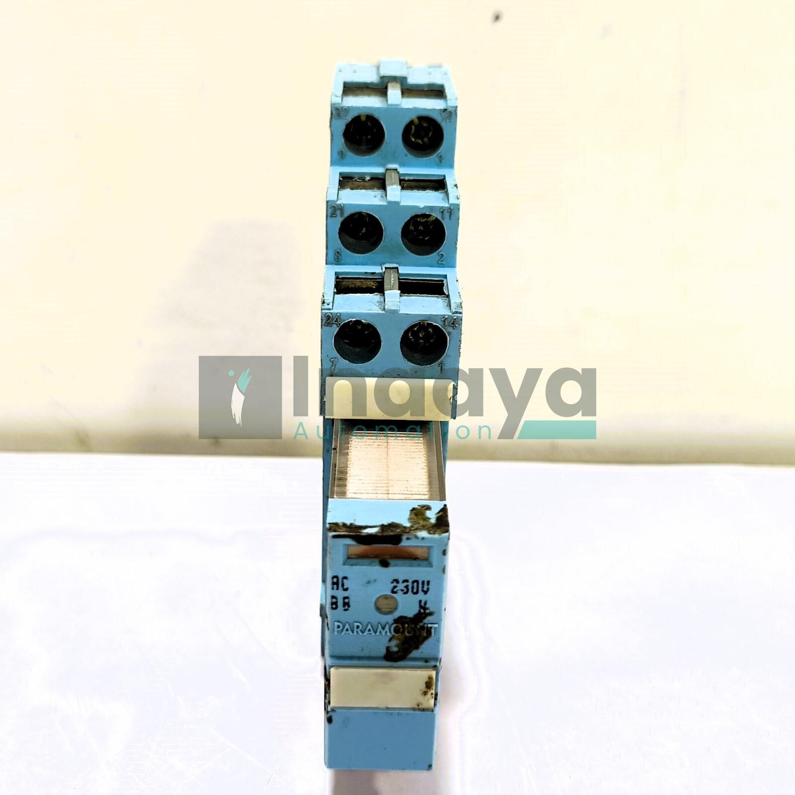 PARAMOUNT P2-FPZI Relay 6A 250V AC-1 30V DC-1 48V DC