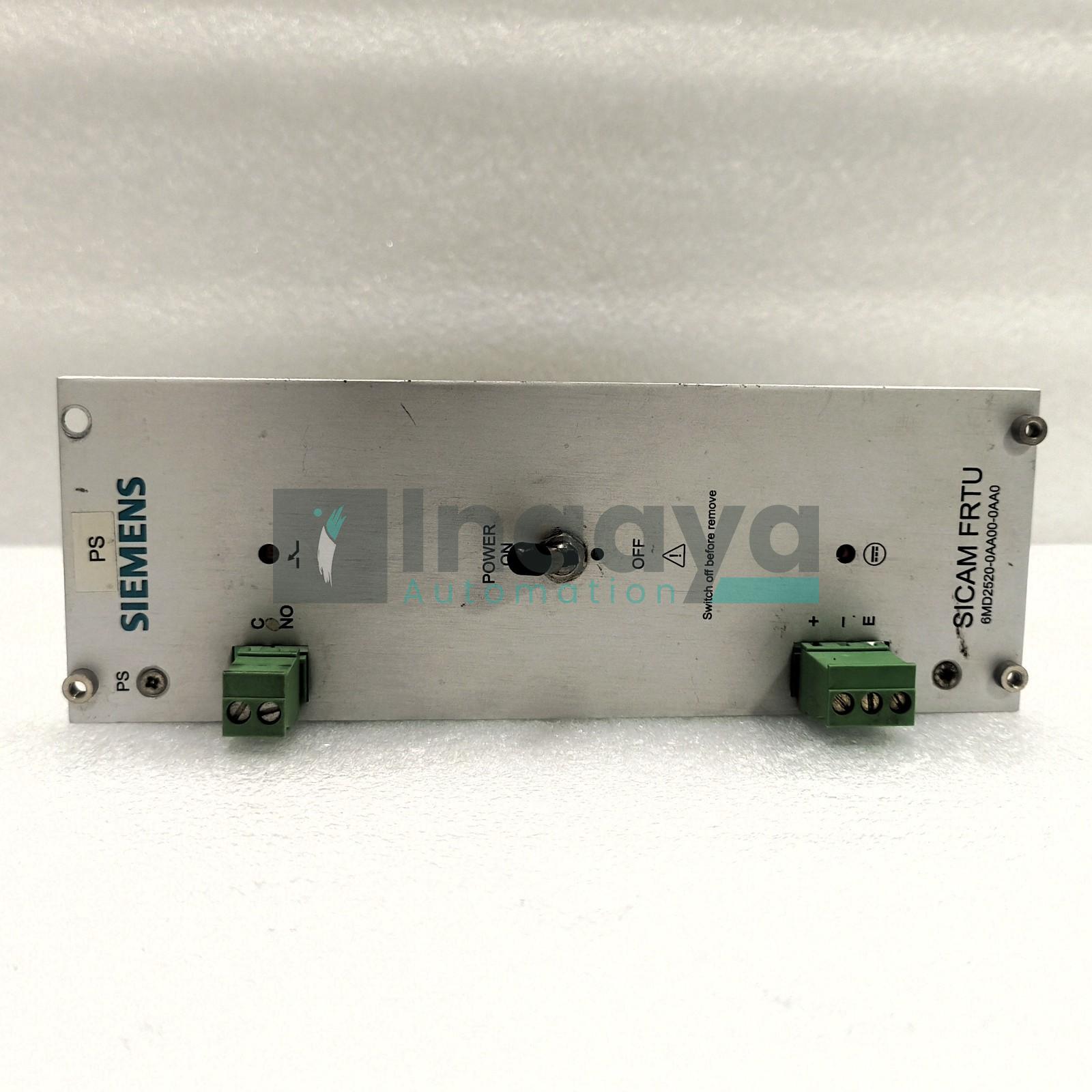 SIEMENS SICAM FRTU 6MD2520-0AA00-0AA0 Interface Module