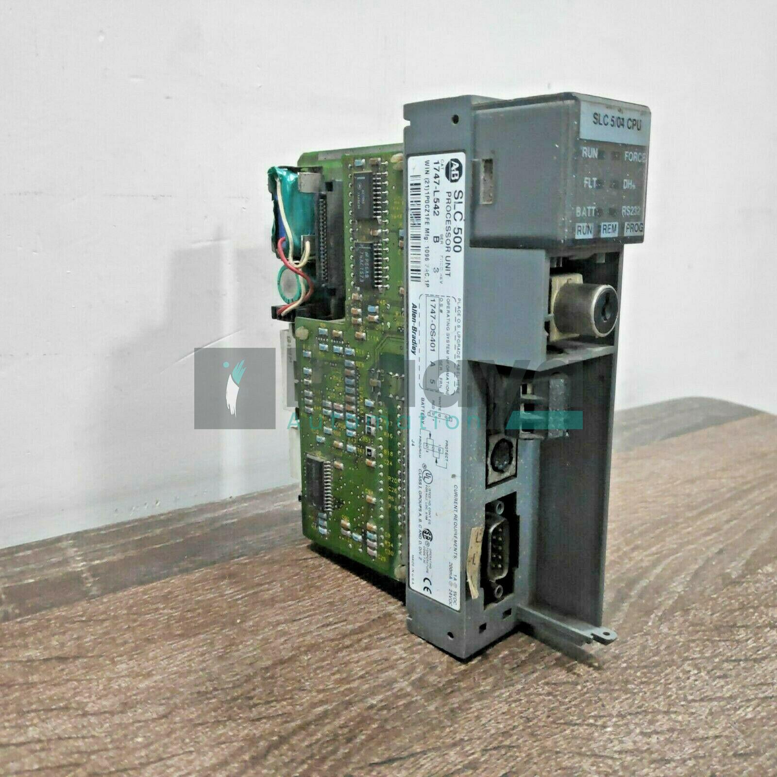 ALLEN BRADLEY 1747-L542 SER.B SLC 5/04 PLC PROCESSOR MODULE