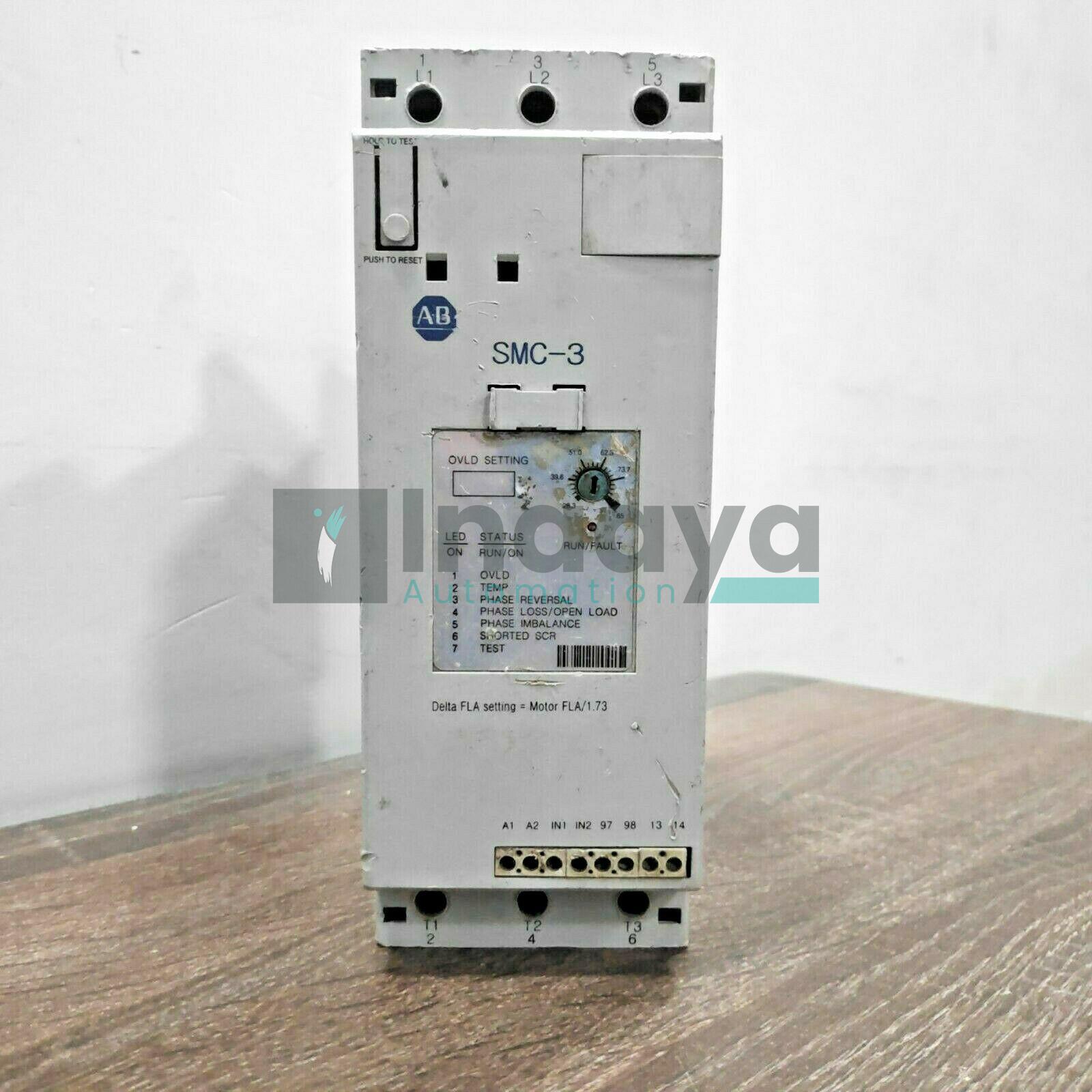 ALLEN BRADLEY 150-C85NBD SER.B SMC-3 SMART MOTOR CONTROLLER