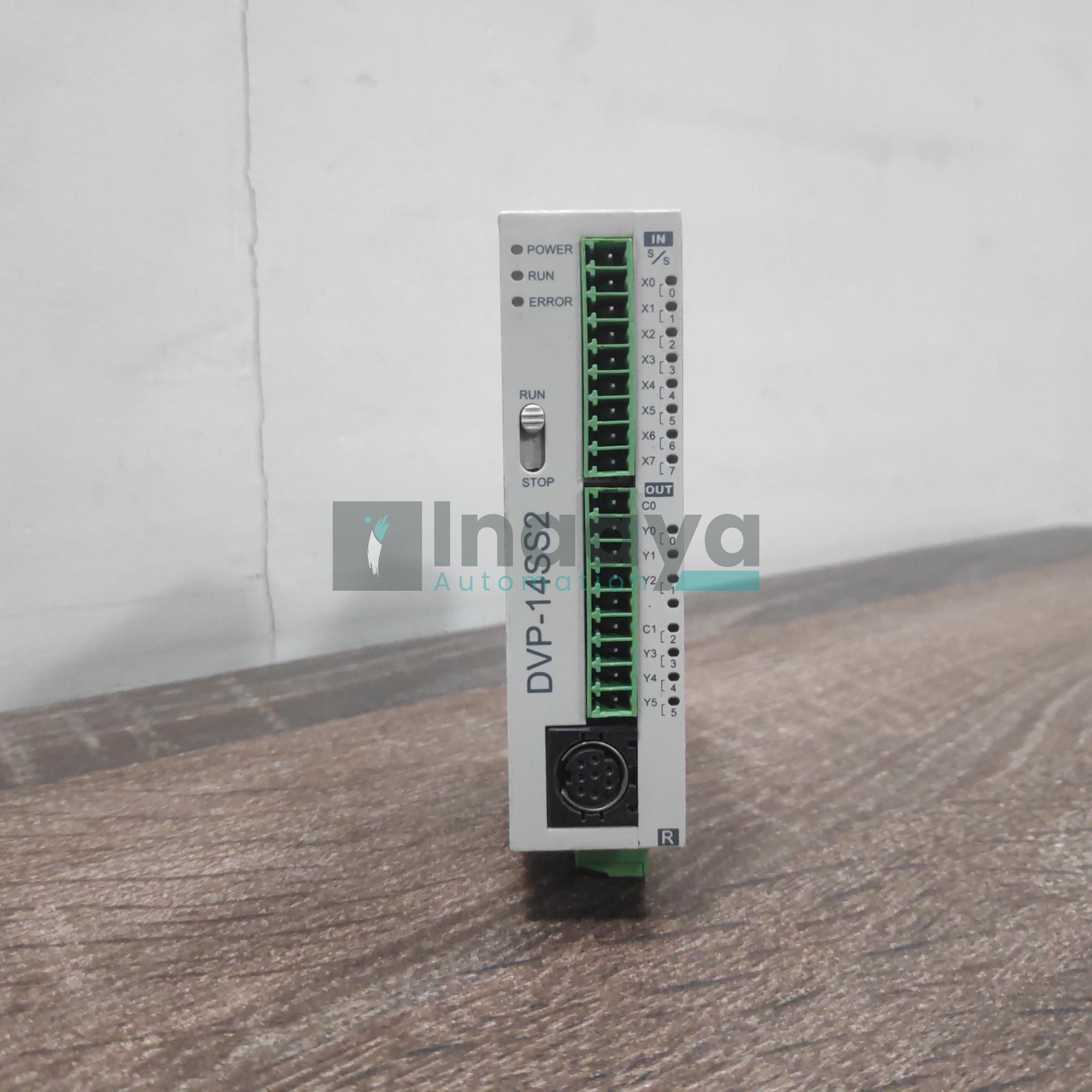 DELTA DVP14SS211R DVP-14SS2 PROGRAMMABLE LOGIC CONTROLLER PLC 24VDC 1.8W 1.5A 250VAC 50/60HZ