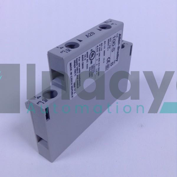 ALLEN BRADLEY 100-SA20 AUXILIARY CONTACT 