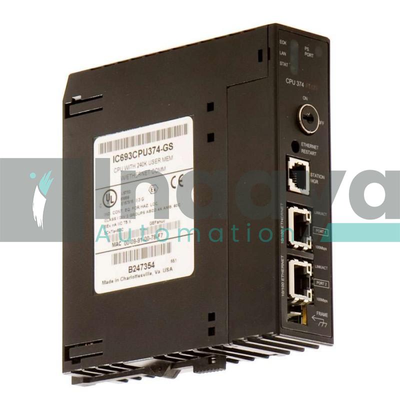 GE FANUC IC693CPU374-GS CPU 374 PLUS WITH 240K USER MEMORY WITH ETHERNET COMM