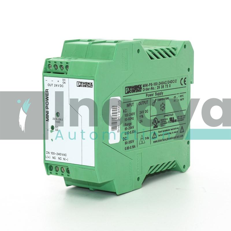 PHOENIX CONTACT MINI-PS-100-24AC/24DC/2 CLASS 2 POWER SUPPLY