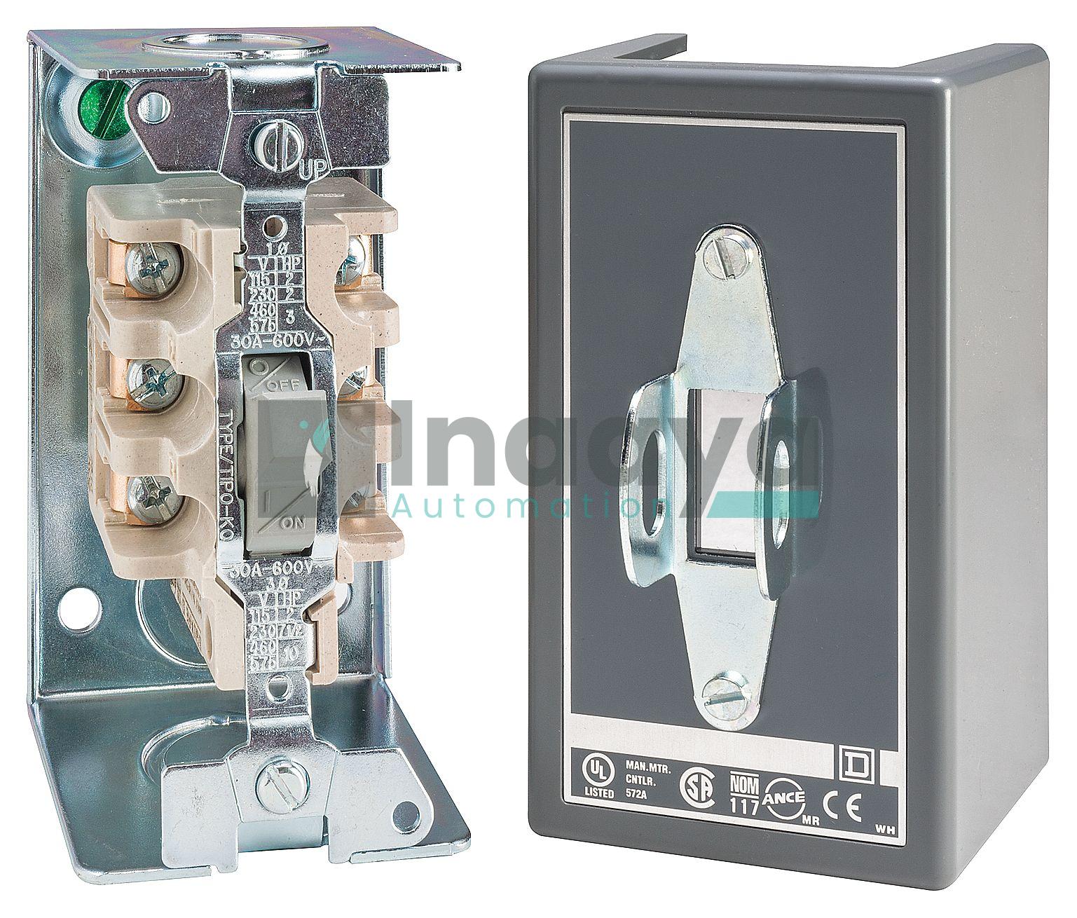 SCHNEIDER ELECTRIC SQUARE D 2510KG2 MANUAL SWITCH 